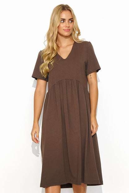 Robe de jour model 193201 Makadamia
