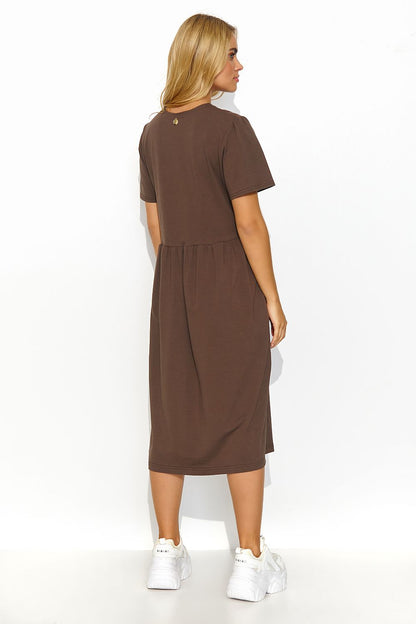Robe de jour model 193201 Makadamia