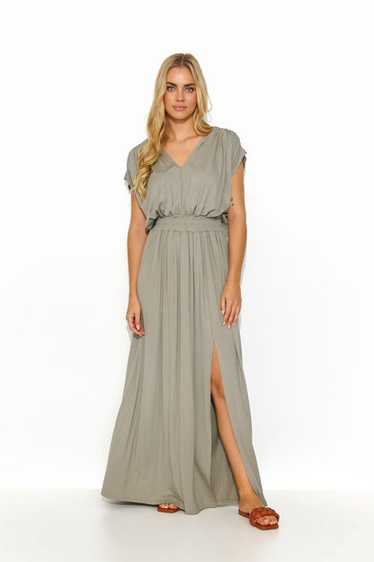 Robe de jour model 193207 Makadamia