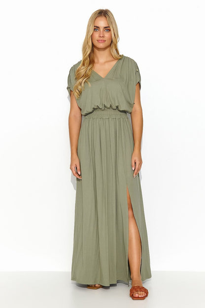 Robe de jour model 193207 Makadamia