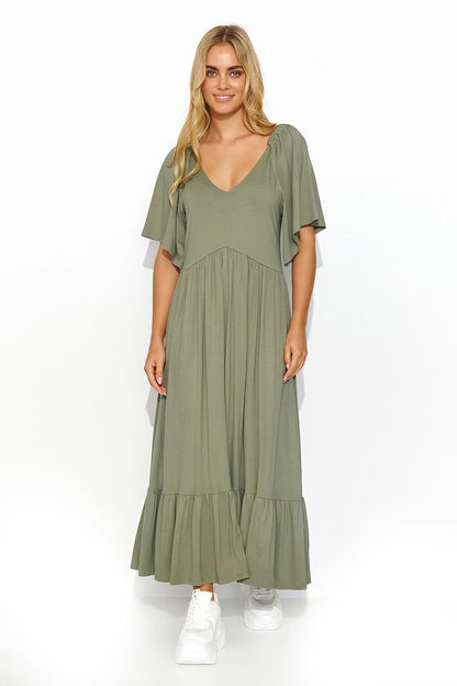 Robe de jour model 193212 Makadamia