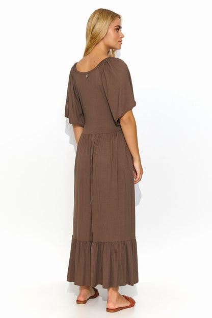 Robe de jour model 193212 Makadamia