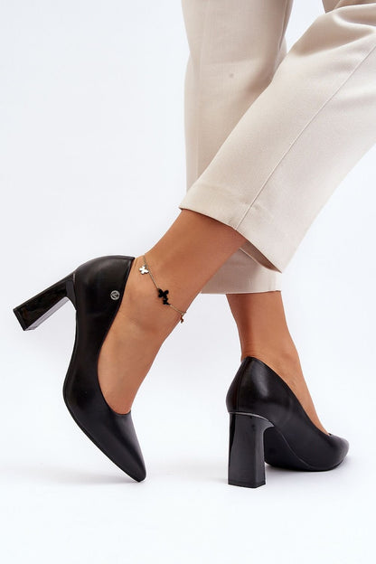 Escarpins talon large model 193381 Step in style