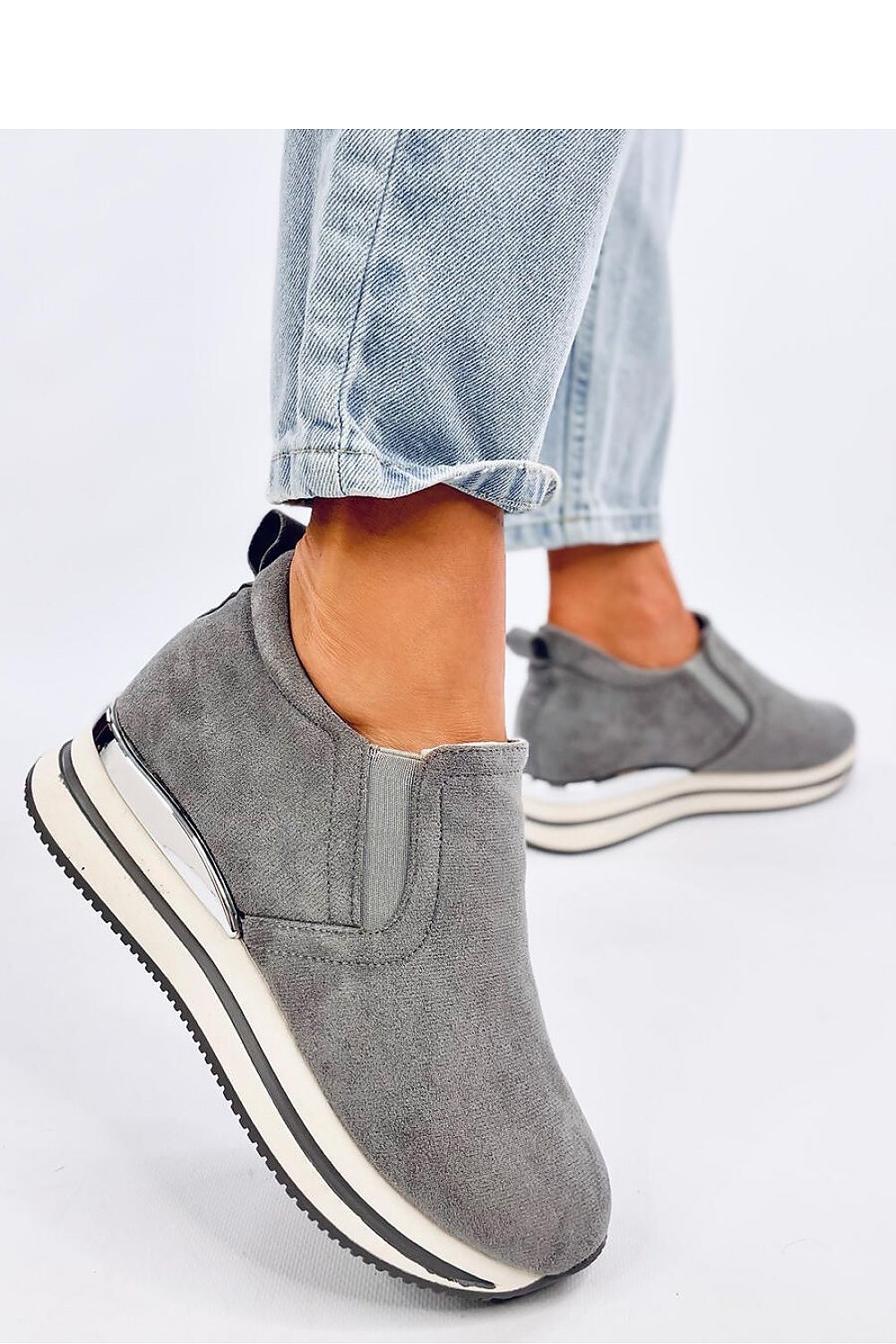 Low shoes with buskins model 194027 Inello