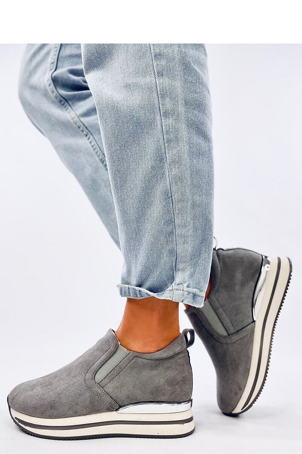 Low shoes with buskins model 194027 Inello