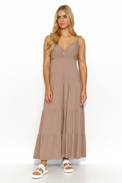 Robe de jour model 194319 Makadamia