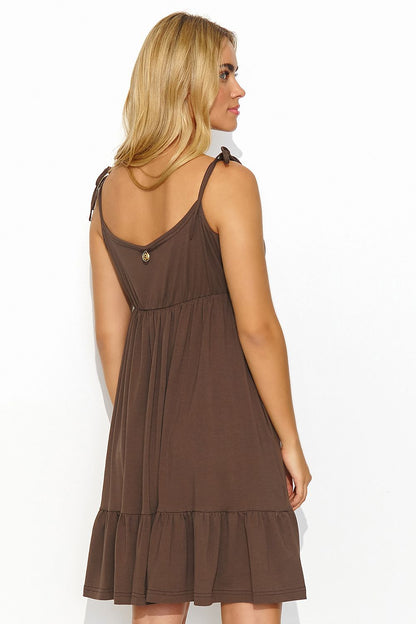 Robe de jour model 194339 Makadamia