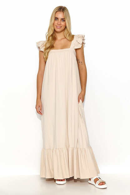 Robe de jour model 194345 Makadamia
