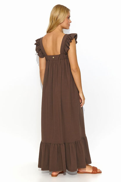 Robe de jour model 194345 Makadamia