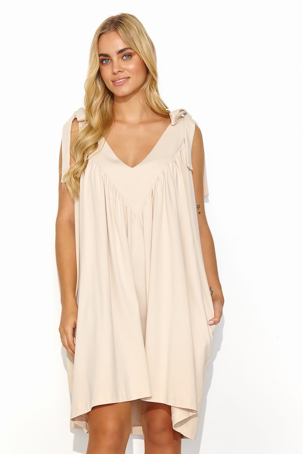 Day dress model 194350 Makadamia