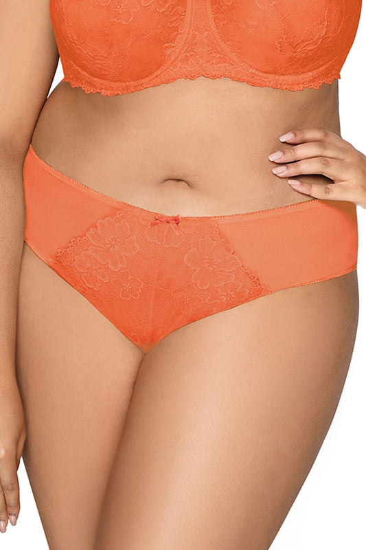 Culotte Carmela Big en dentelle et maille Mat