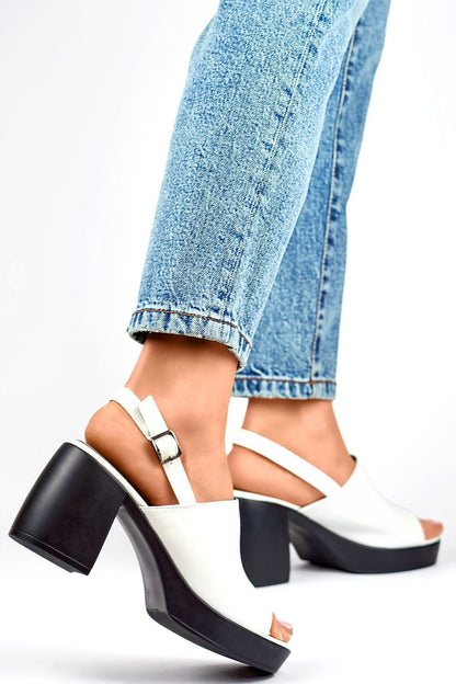 Heeled sandals model 194900 PRIMO