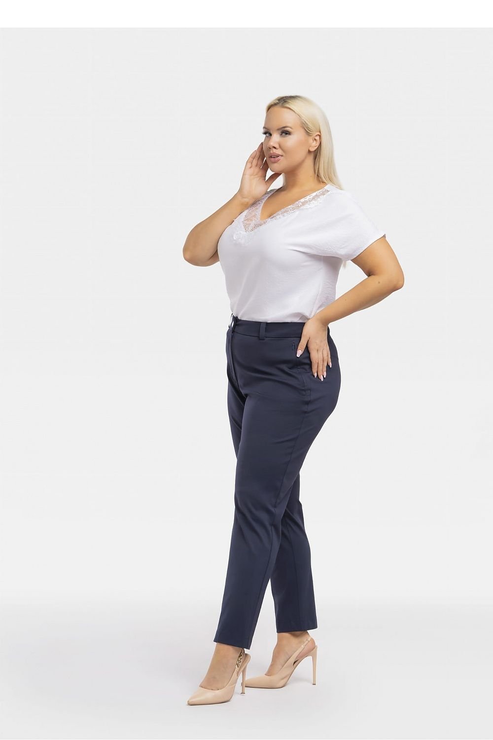 Pantalon taille plus model 195034 Karko