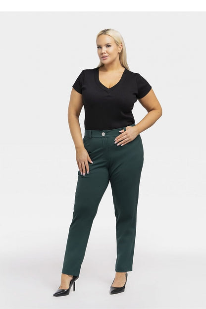 Pantalon taille plus model 195034 Karko