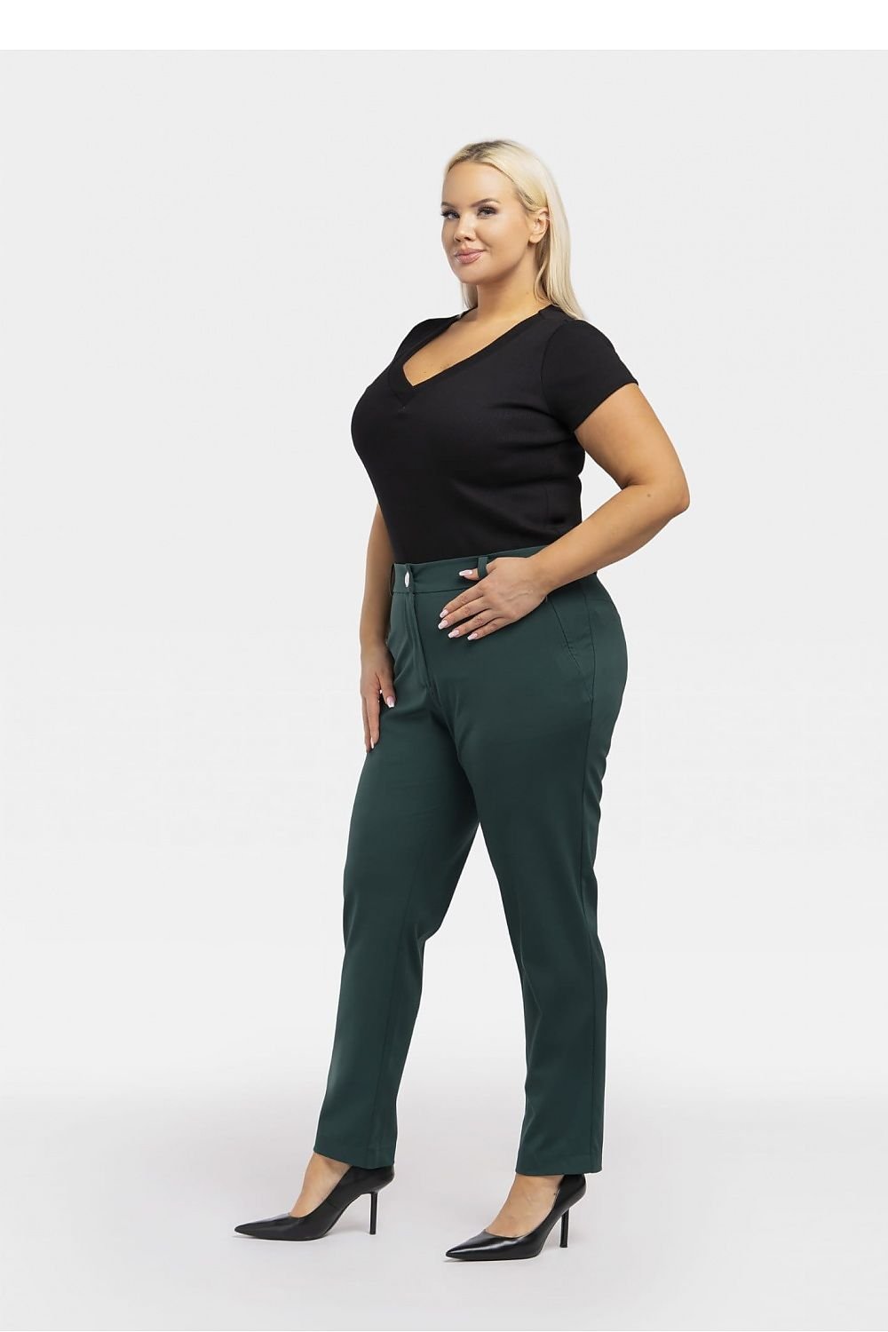 Pantalon taille plus model 195034 Karko