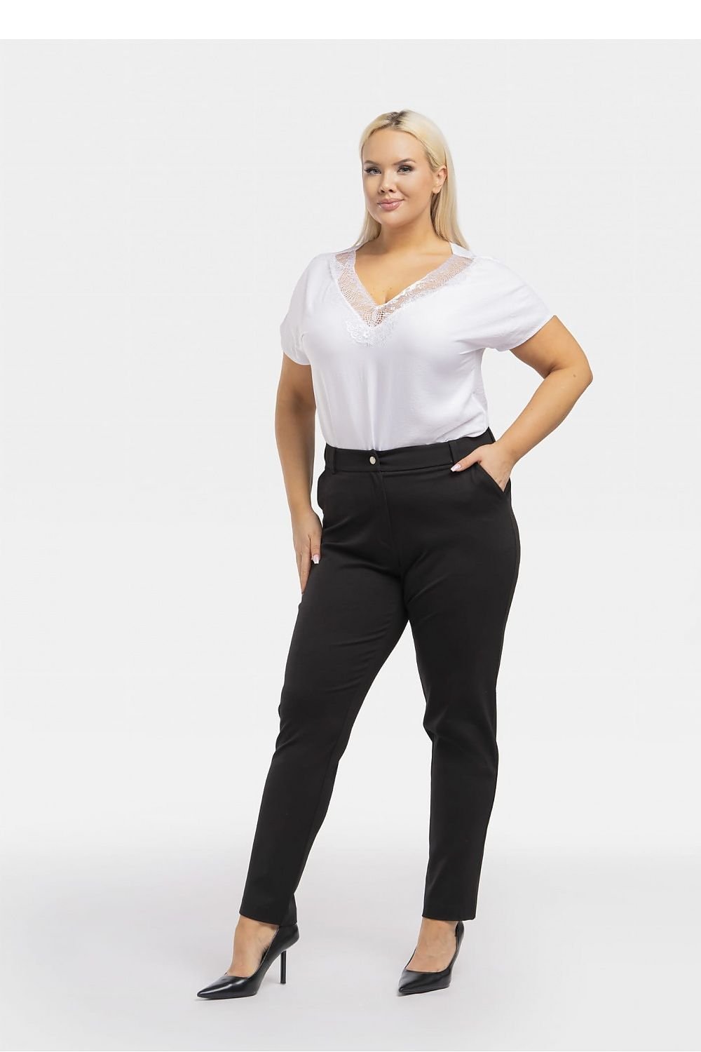 Plus size pants model 195038 Karko