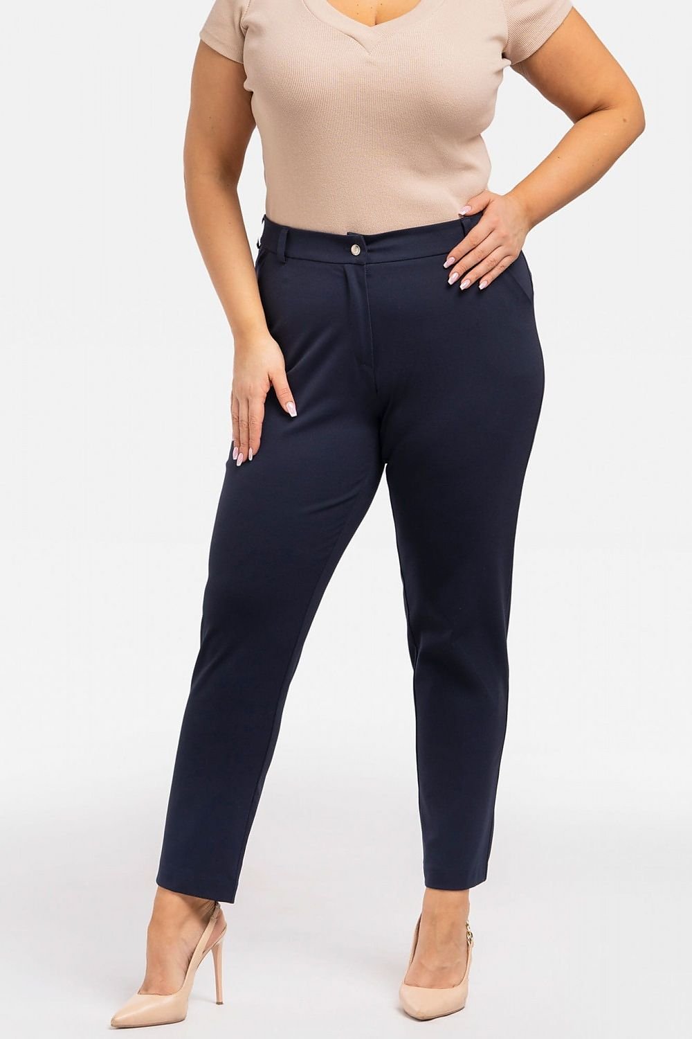 Plus size pants model 195038 Karko