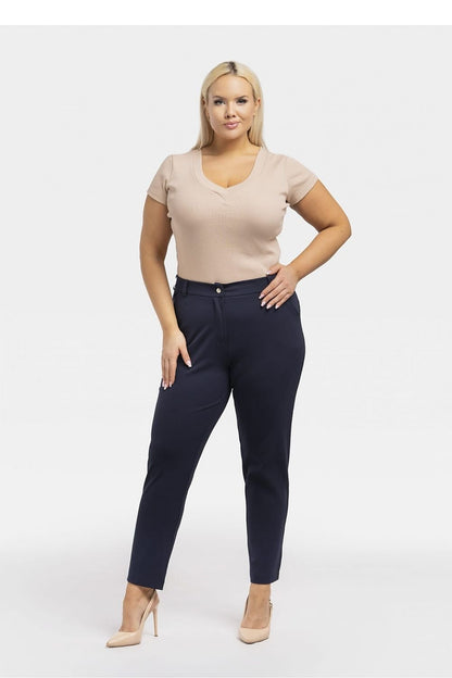 Plus size pants model 195038 Karko