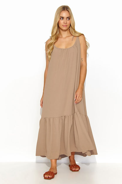 Robe de jour model 195008 Makadamia
