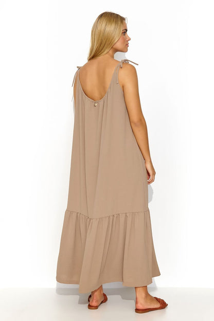 Robe de jour model 195008 Makadamia