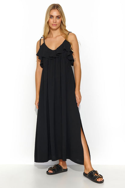 Robe de jour model 195014 Makadamia
