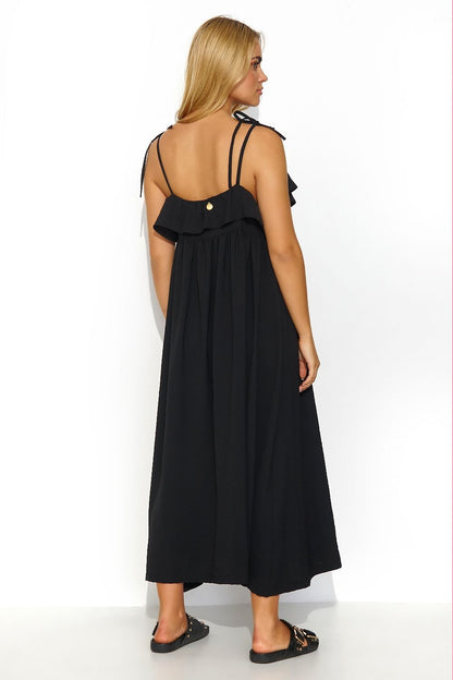 Robe de jour model 195014 Makadamia