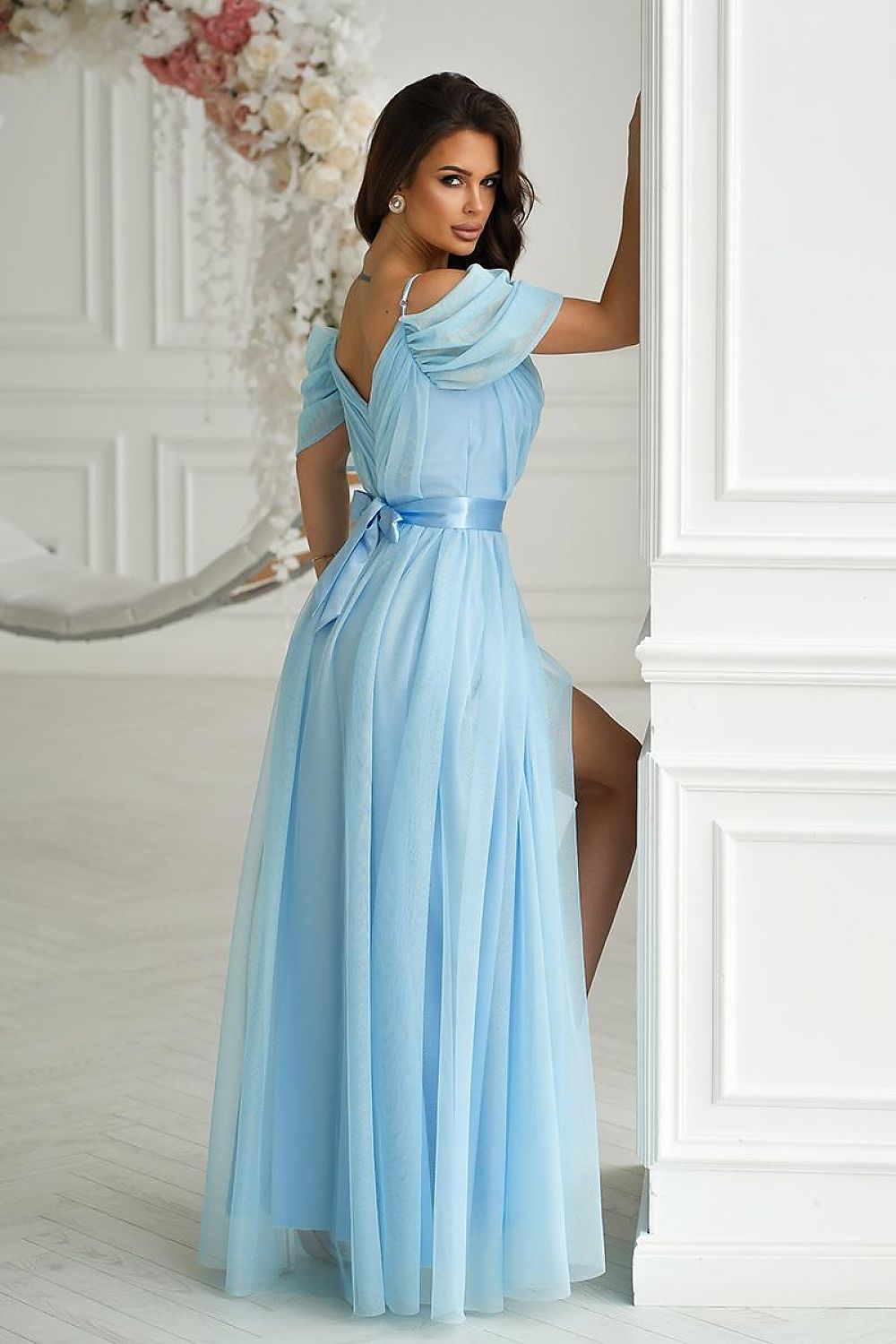 Robe longue model 203757 Bicotone