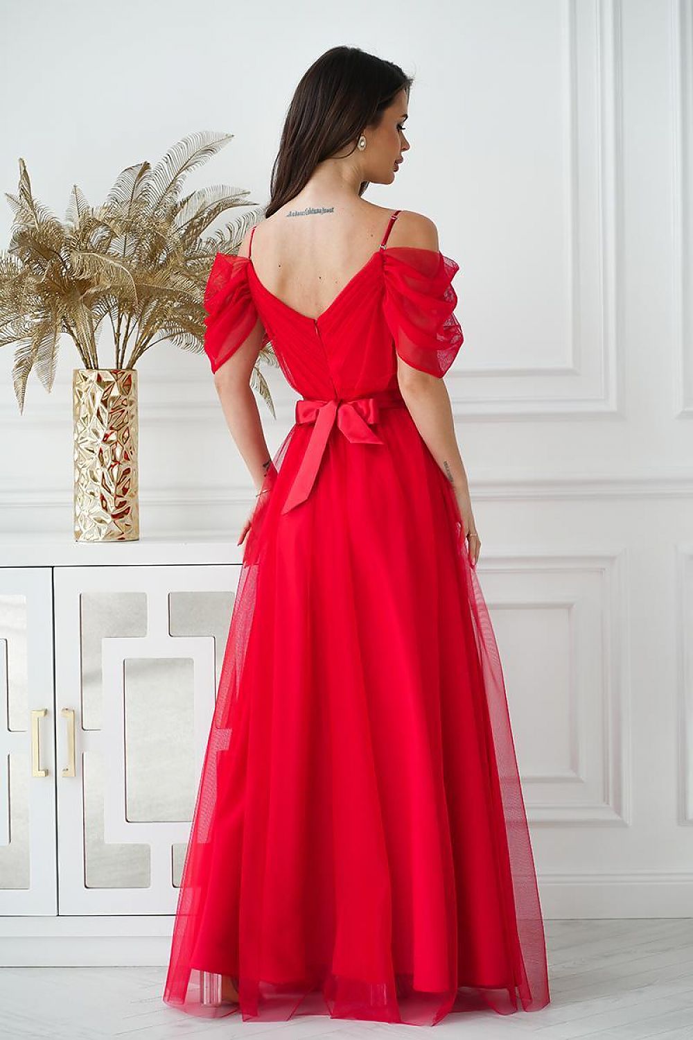 Robe longue model 203757 Bicotone