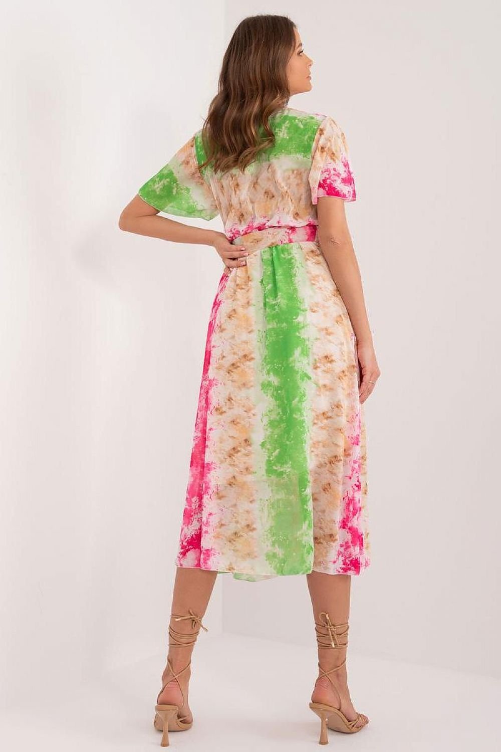 فستان نهاري موديل 196204 إيطاليا مودا