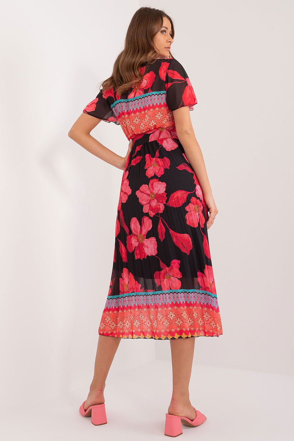 فستان نهاري موديل 196595 إيطاليا مودا