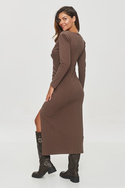  Robe de jour model 200034 Makadamia 