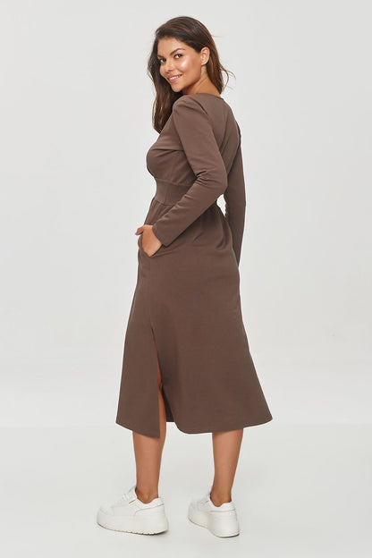  Robe de jour model 200038 Makadamia 