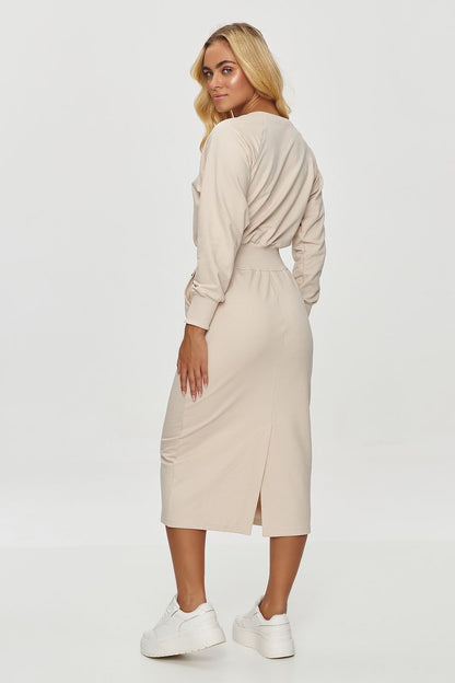  Robe de jour model 200040 Makadamia 