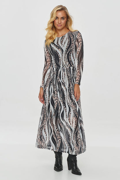  Robe de jour model 200077 Makadamia 