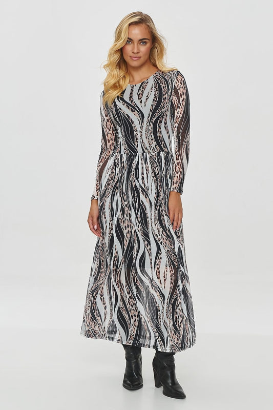  Robe de jour model 200077 Makadamia 