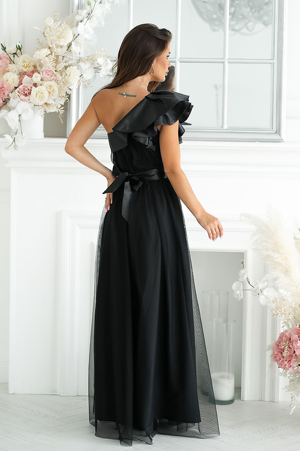  Robe longue model 200244 Bicotone 