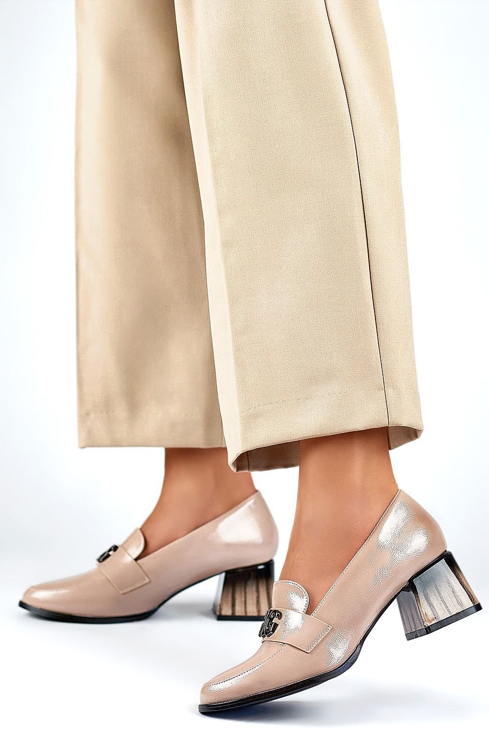  Escarpins talon large model 200298 PRIMO 