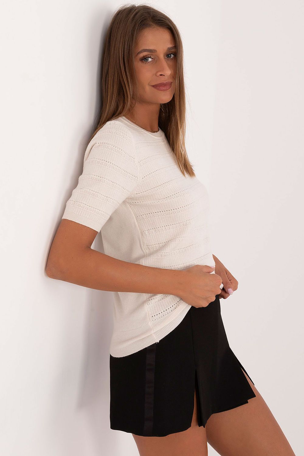  Pull à manches courtes model 200406 Factory Price 