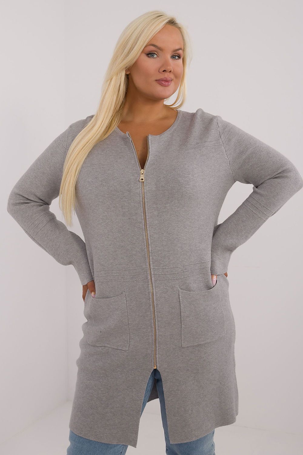 Plus size sweater model 201384 Factory Price