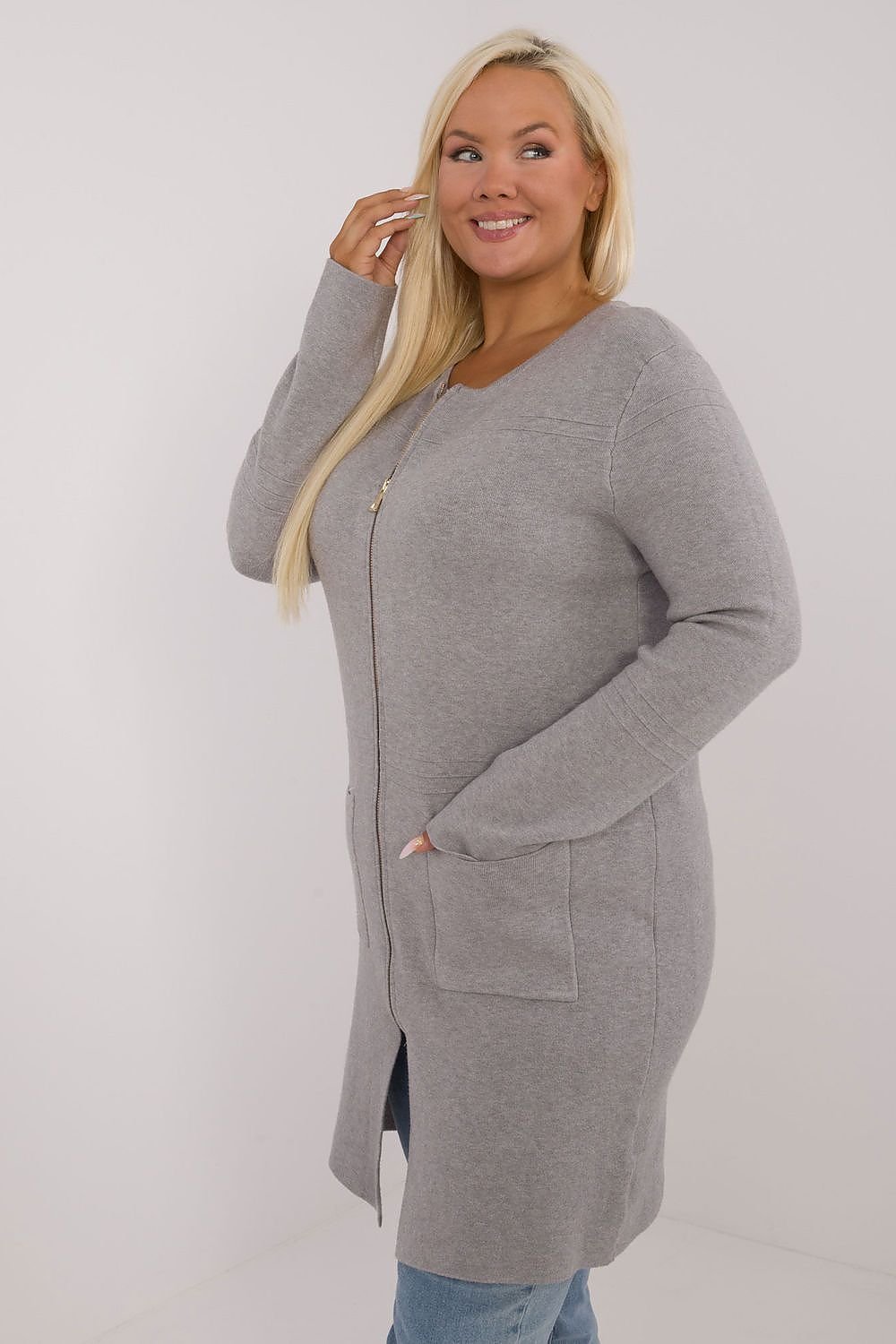 Plus size sweater model 201384 Factory Price