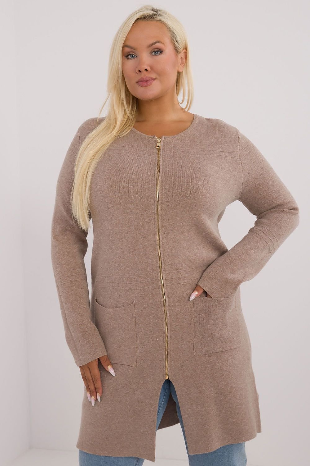 Plus size sweater model 201384 Factory Price