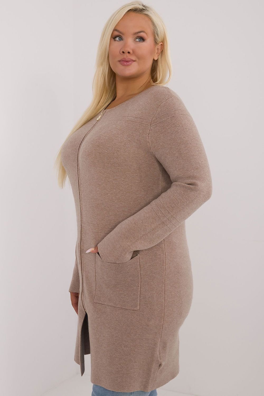 Plus size sweater model 201384 Factory Price