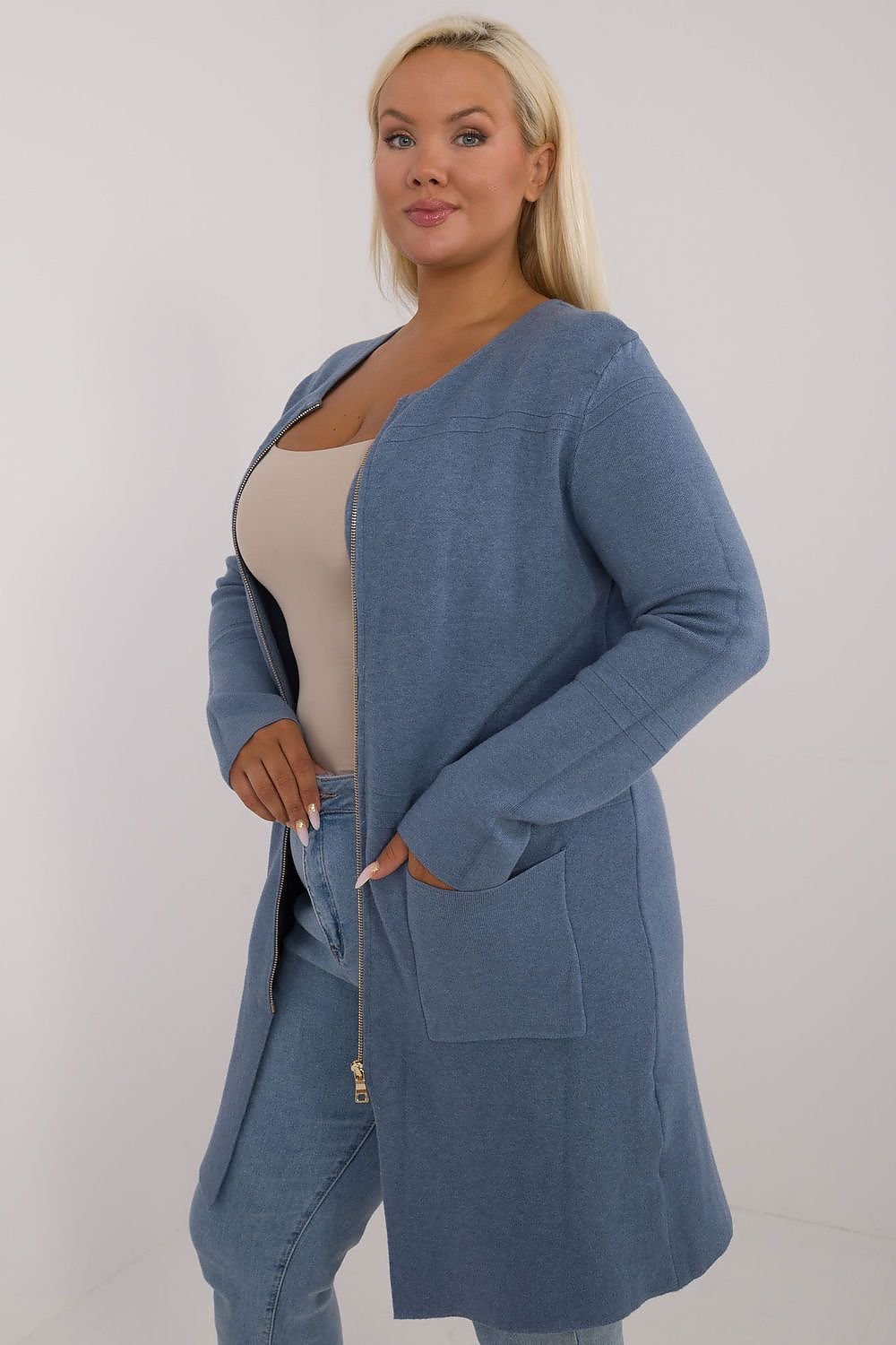 Plus size sweater model 201384 Factory Price