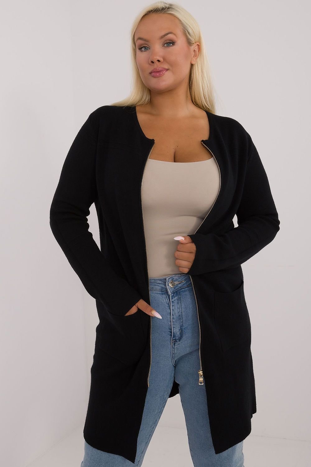 Plus size sweater model 201384 Factory Price