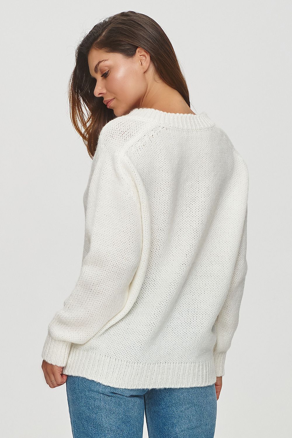 Sweater model 201802 Makadamia