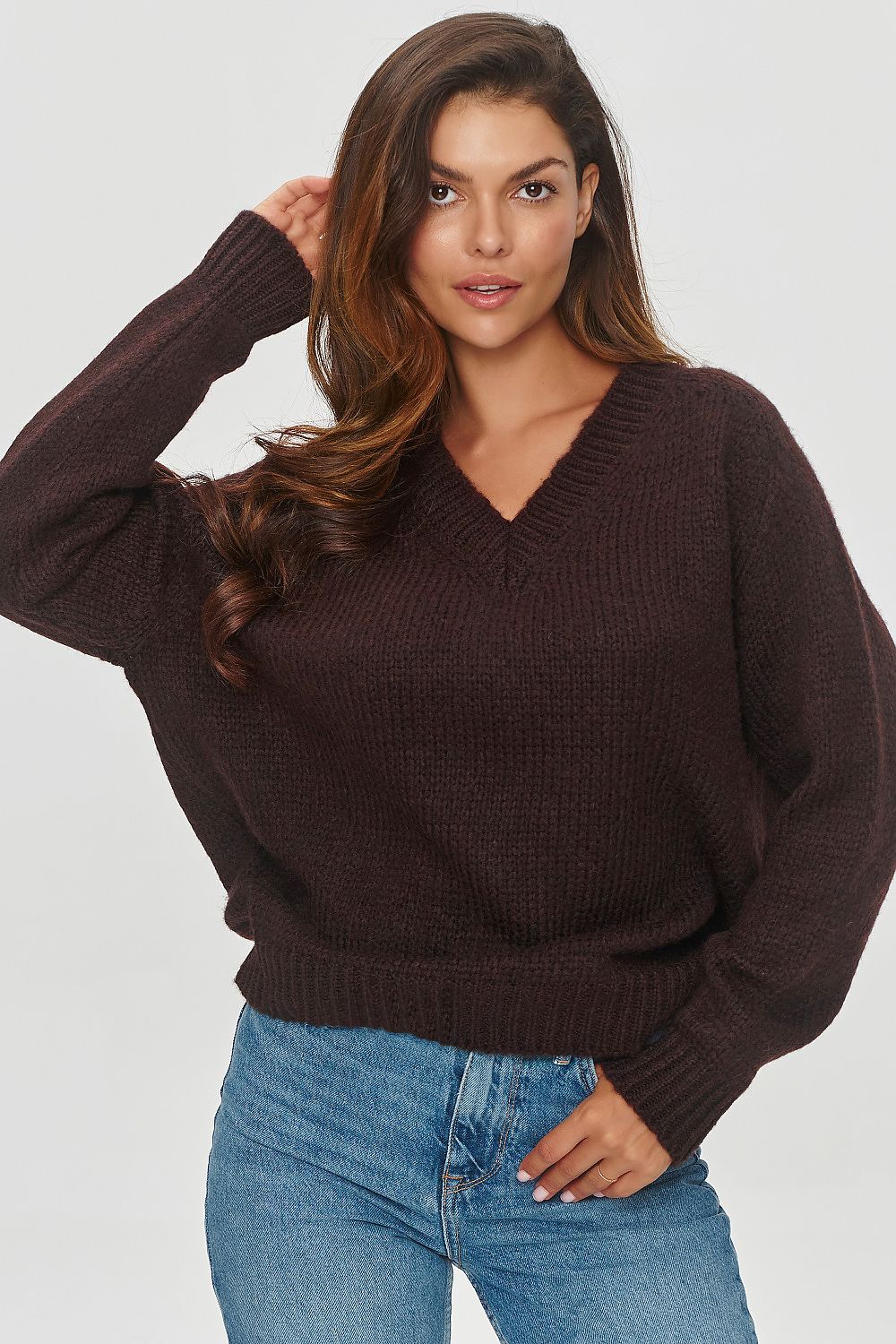 Sweater model 201802 Makadamia