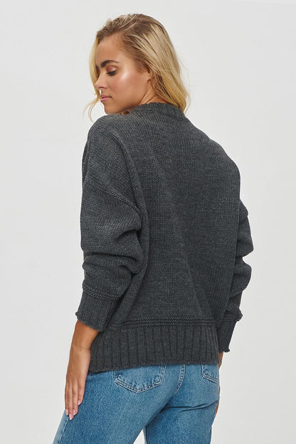 Sweater model 201814 Makadamia