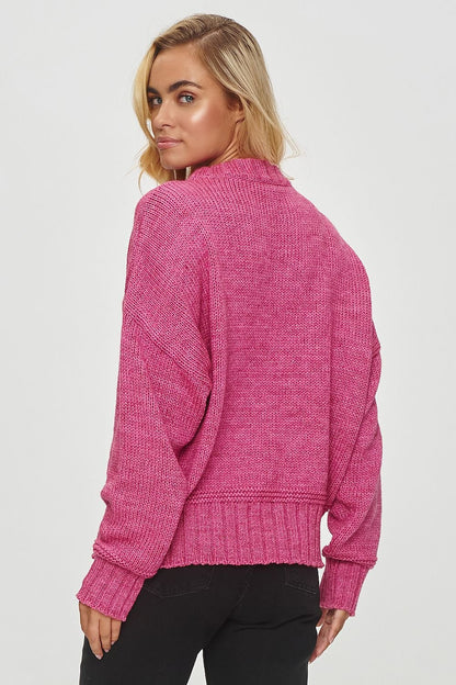 Sweater model 201814 Makadamia
