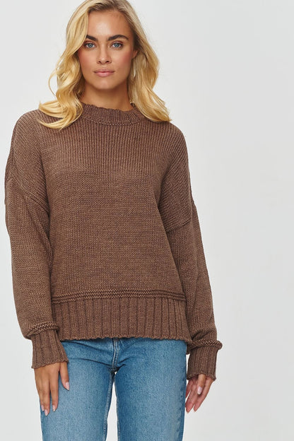 Sweater model 201814 Makadamia