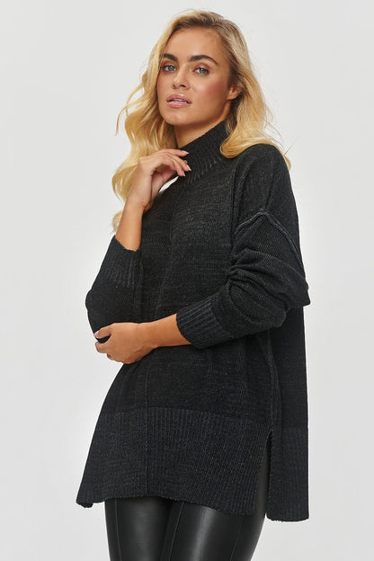 Turtleneck model 201820 Makadamia